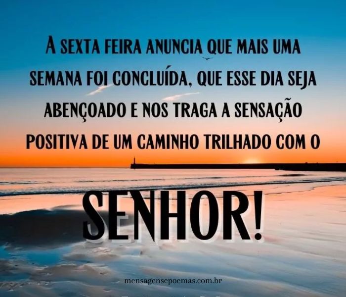 mensagens de sexta feira com fé