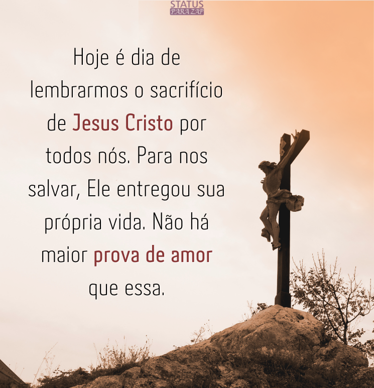 Mensagens de esperança Sexta-feira Santa