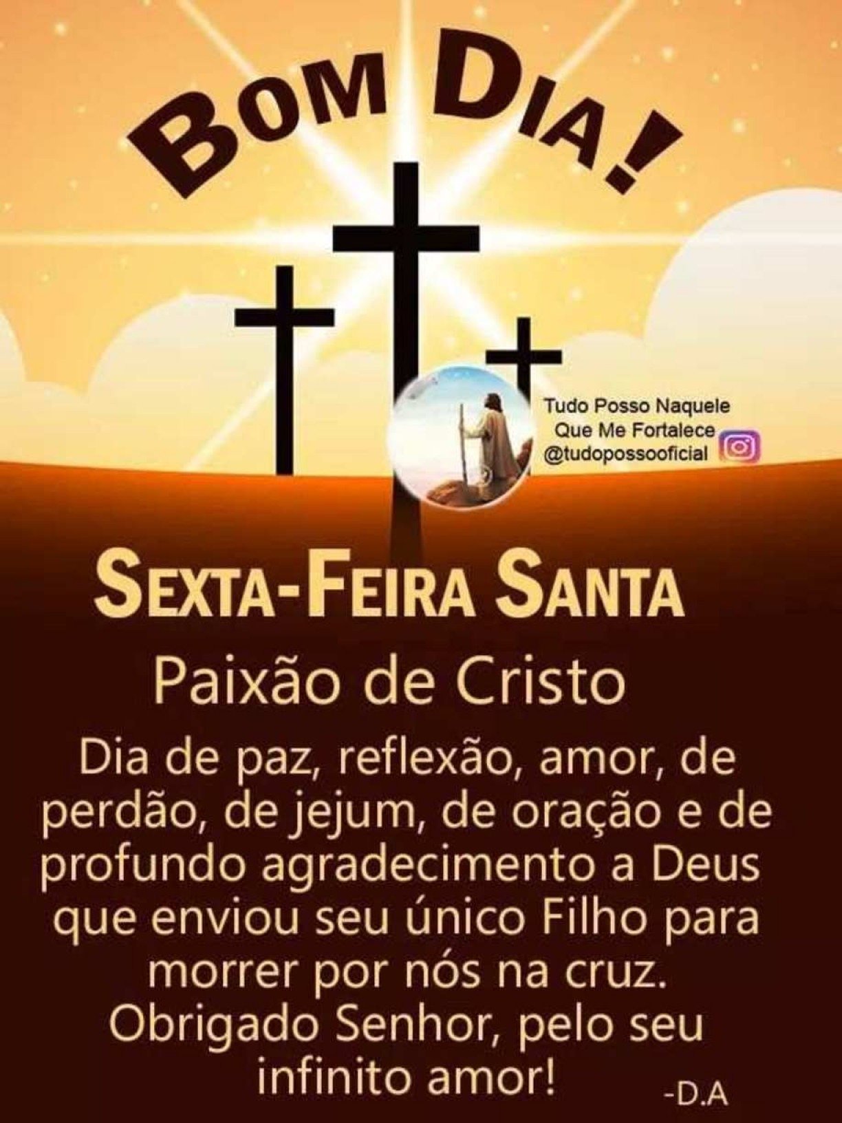 Pensamentos profundos Sexta-feira Santa