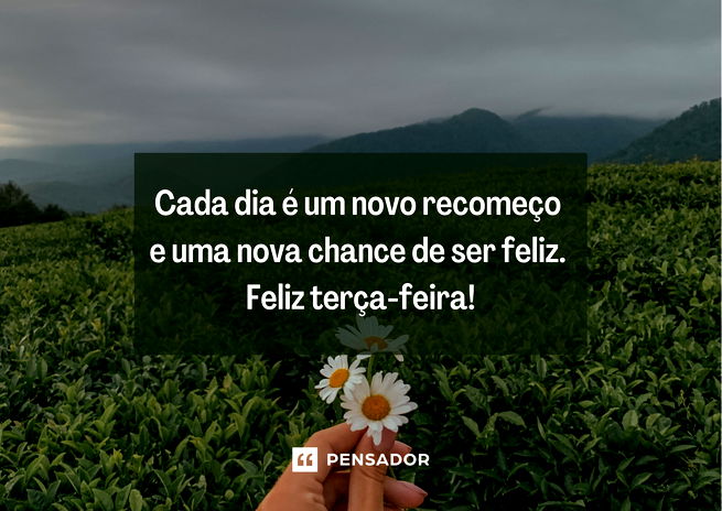 mensagem de terça-feira