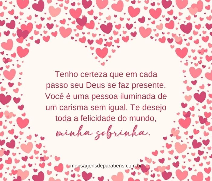 mensagem religiosa para sobrinha