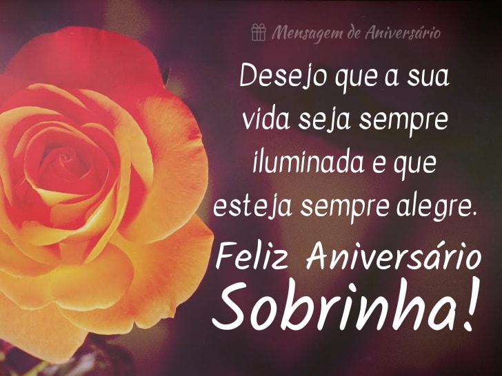 desejos de aniversário para sobrinha
