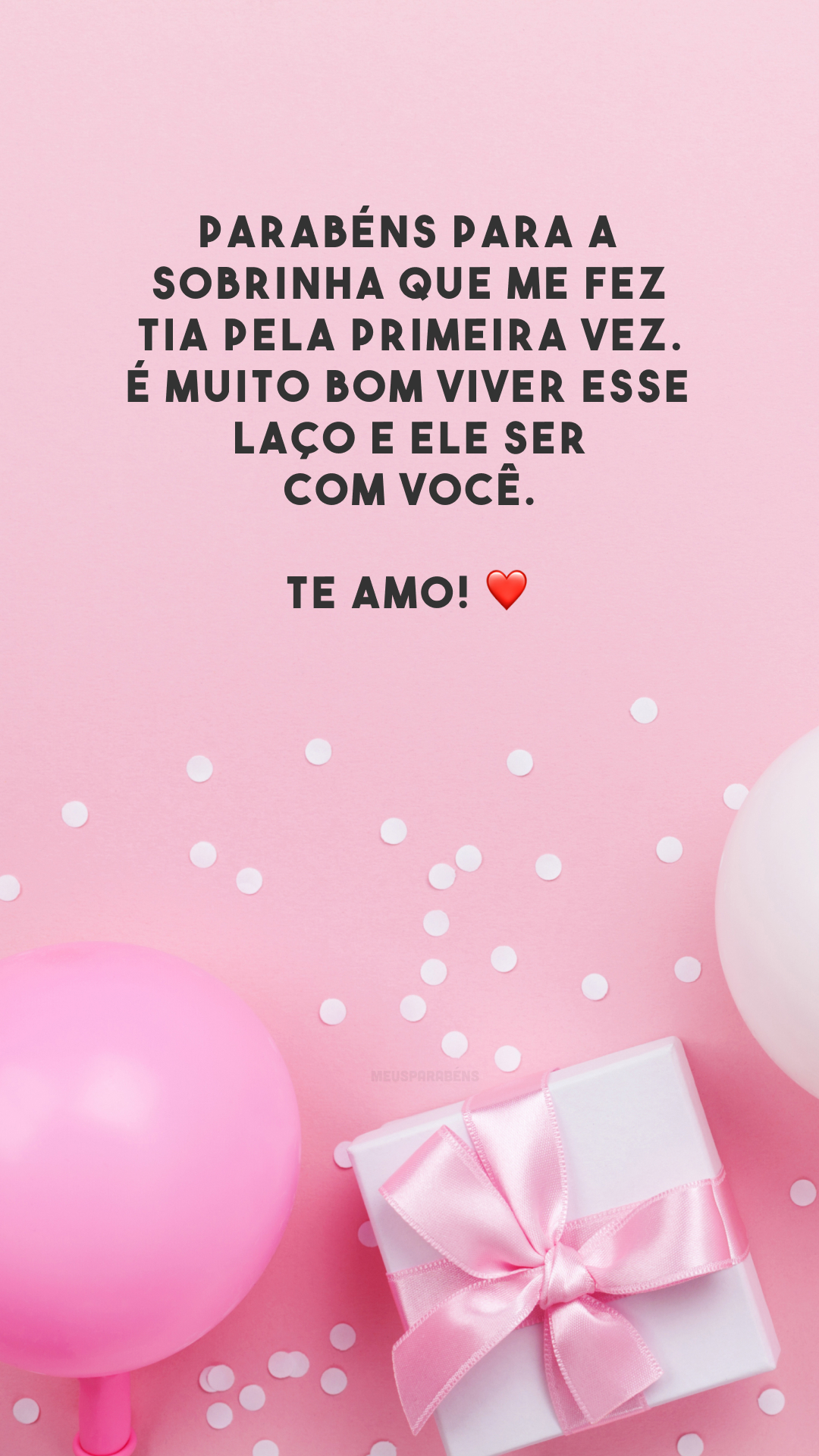 ideia post aniversário sobrinha tumblr