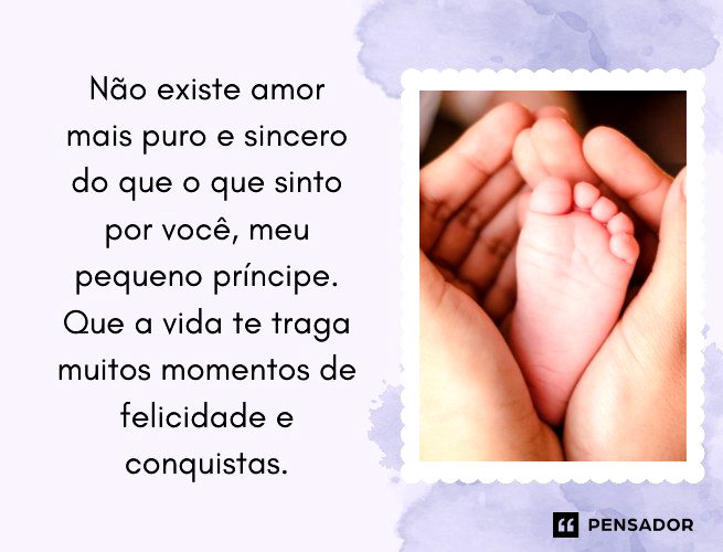 mensagem de tia para sobrinho recém-nascido