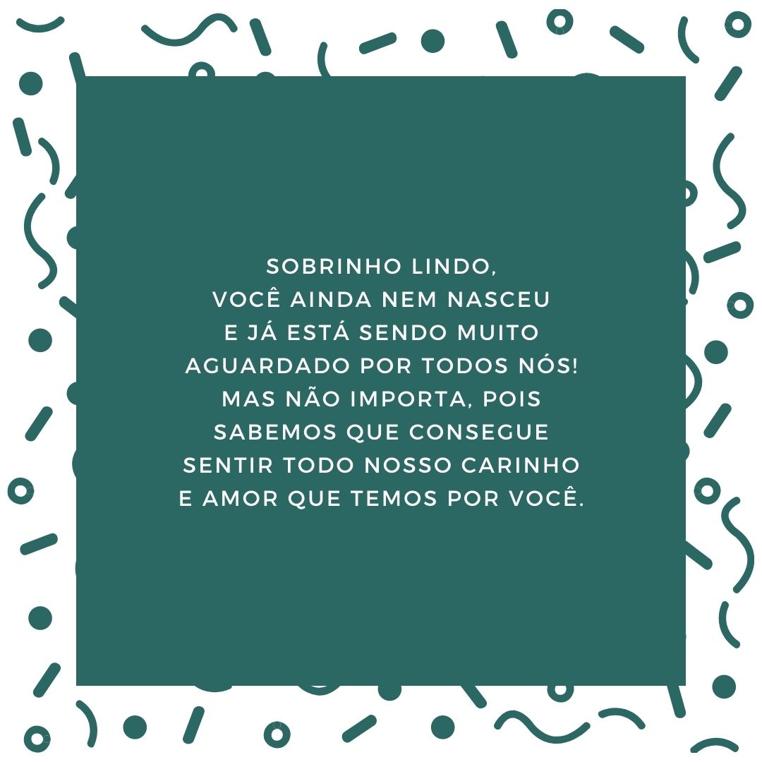 mensagem de tia para sobrinho de aniversário