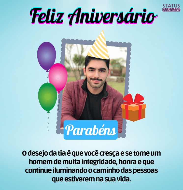 mensagem de aniversário para sobrinho para whatsapp