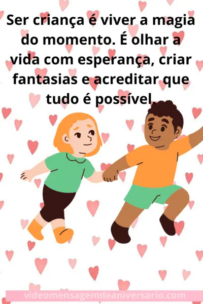 ideias de mensagens dia das crianças