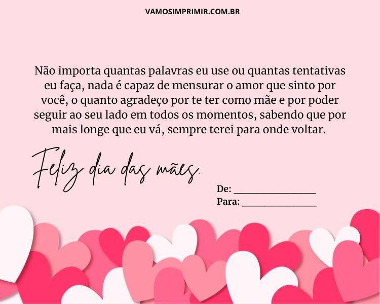 mensagens dia das mães curtas e emocionantes
