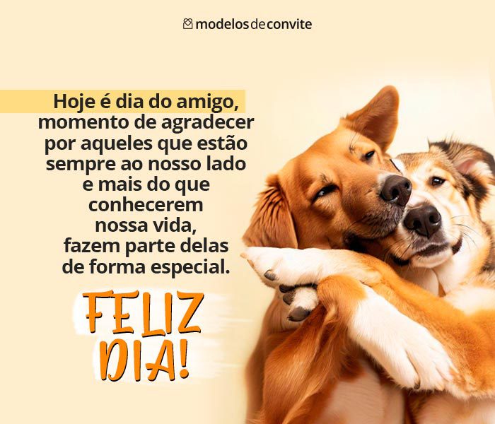mensagem dia do amigo para grupo de família