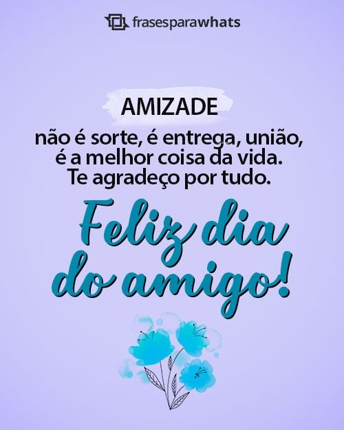 dia do amigo 2026 whatsapp
