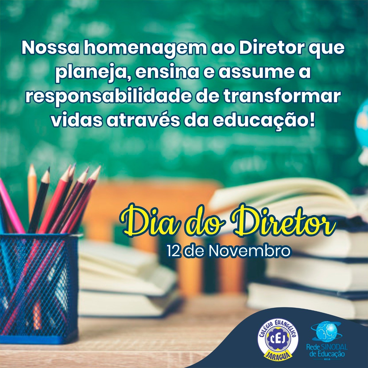 cartão dia do diretor