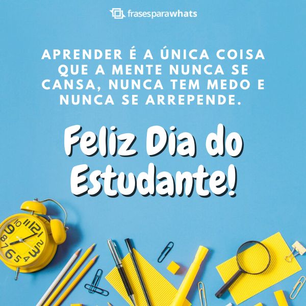 homenagem dia do estudante