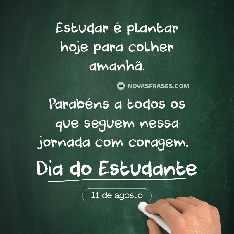 11 de agosto mensagens