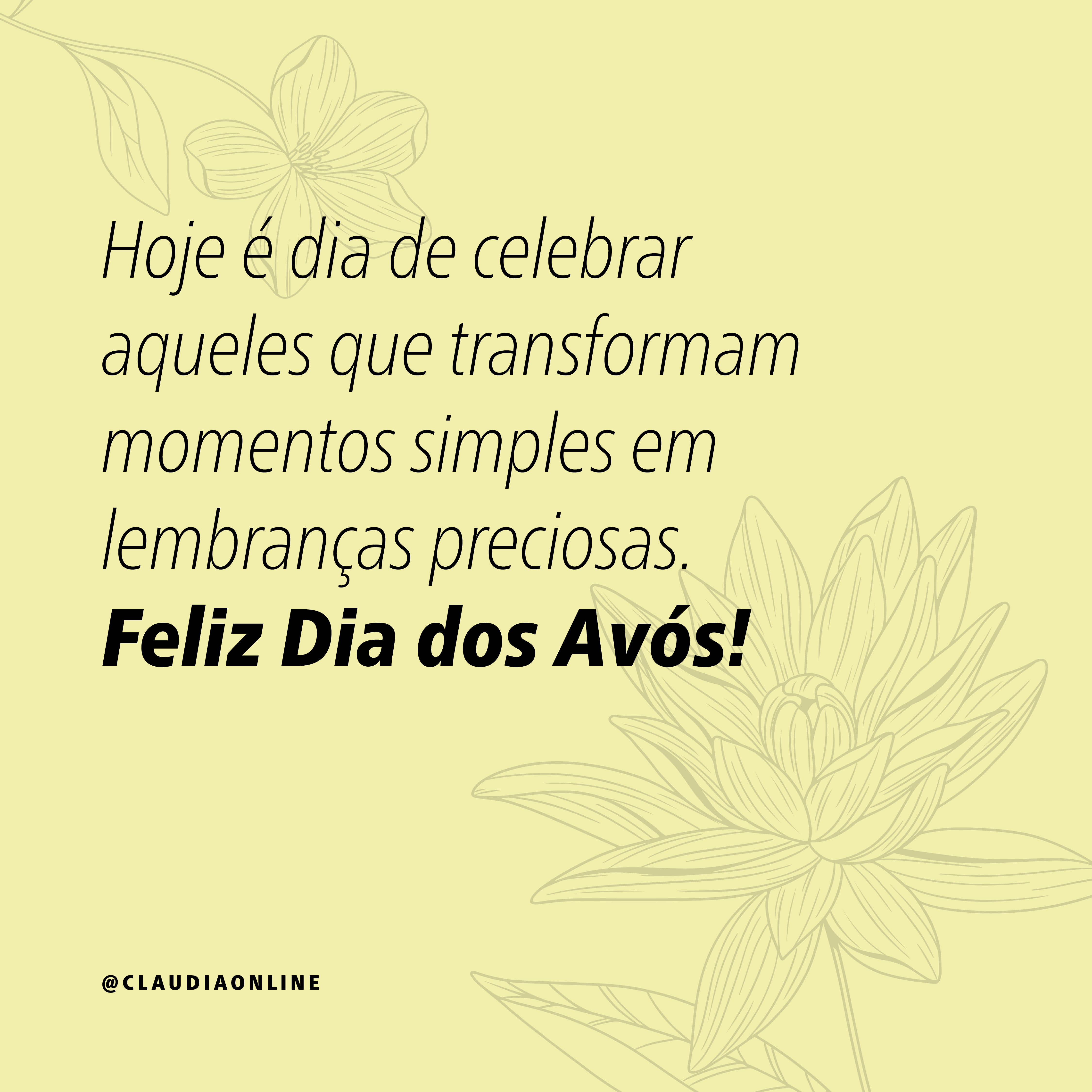 mensagem dia dos avós para vó