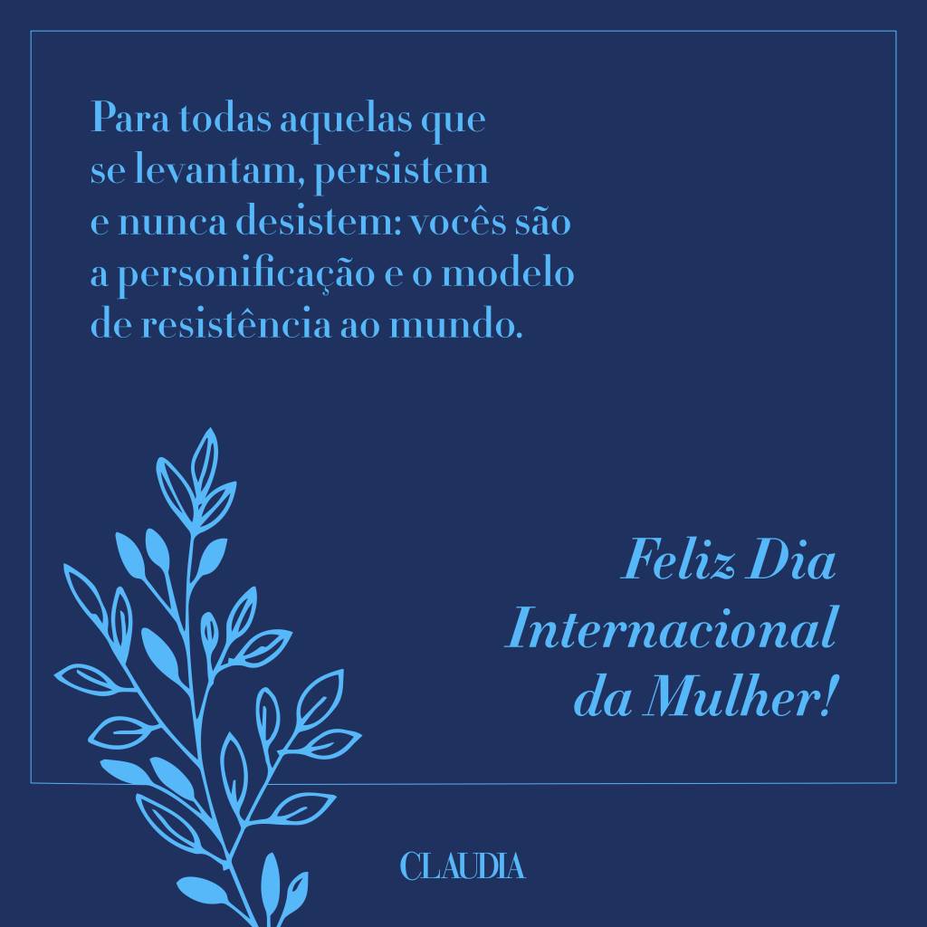 mensagem dia internacional da mulher