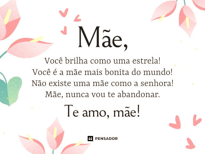 mensagens dia das mães 2026