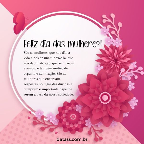 homenagem dia da mulher