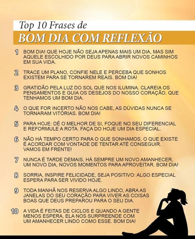 pensamentos reflexivos para o dia