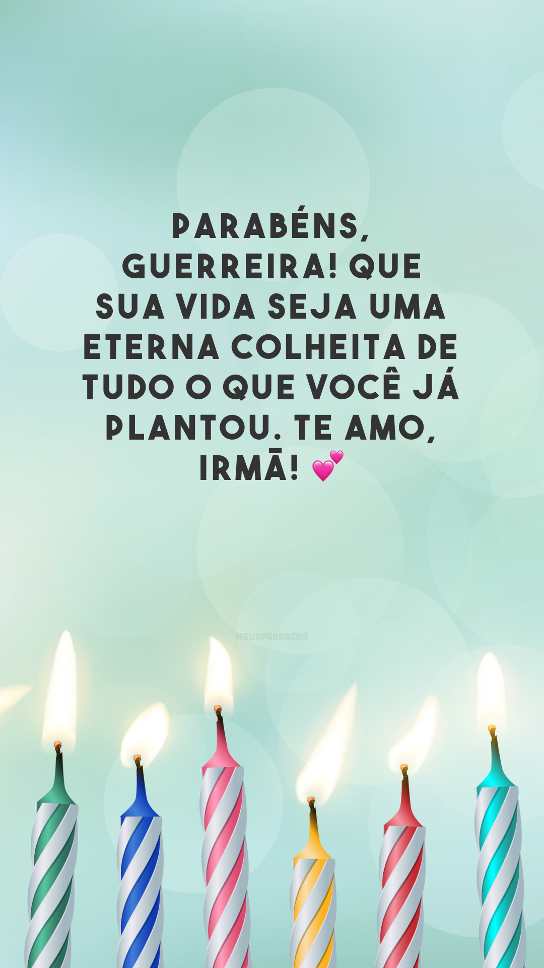 mensagem para irmã serva de Deus aniversário