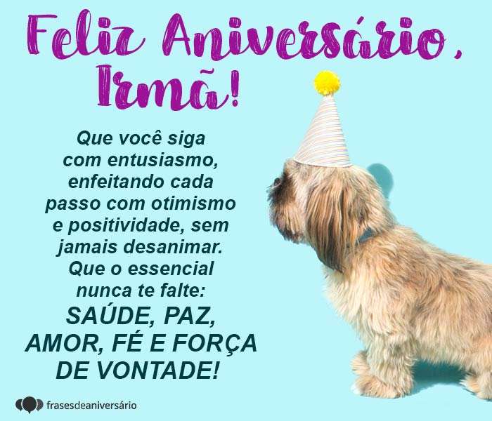 texto evangélico aniversário irmã