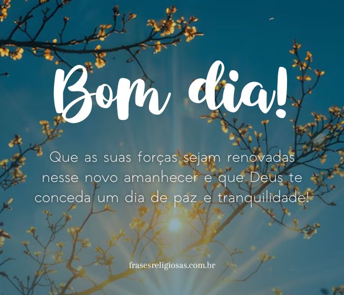 bom dia com a palavra de Deus