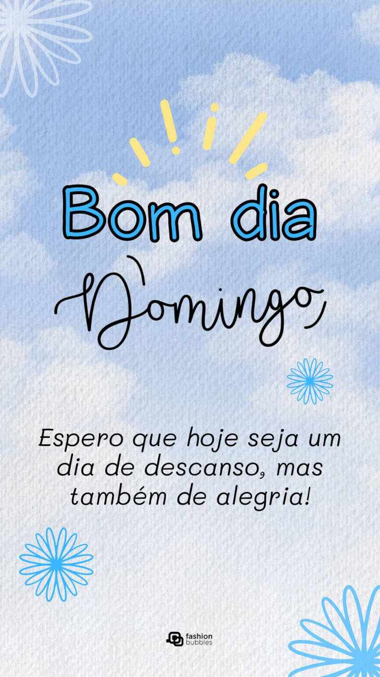 domingo abençoado por Deus