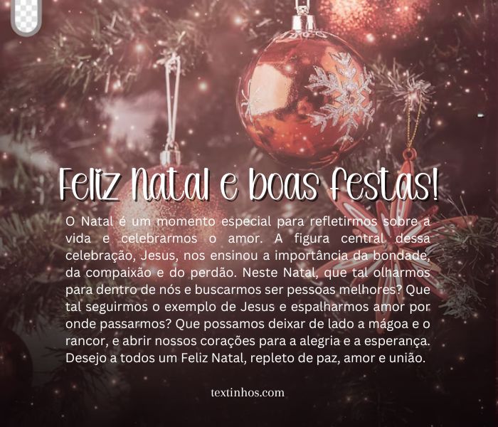 desejos de feliz natal