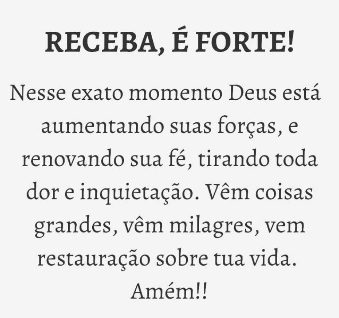 palavra forte de deus