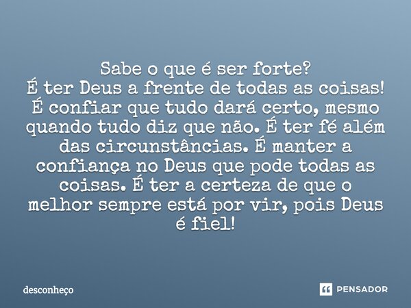 deus no tempo certo