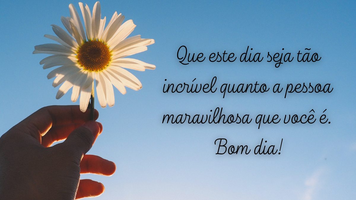mensagem linda de bom dia