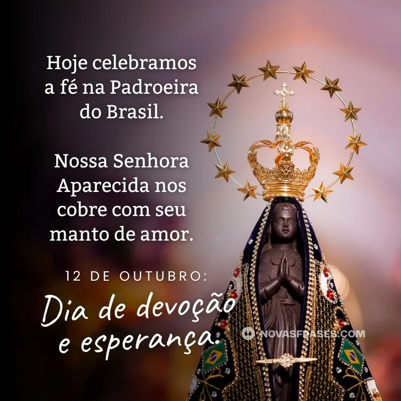 frases de Nossa Senhora Aparecida para WhatsApp