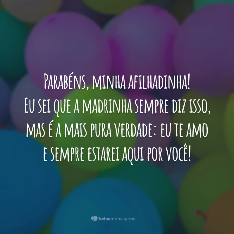 frases de madrinha para afilhada emocionantes