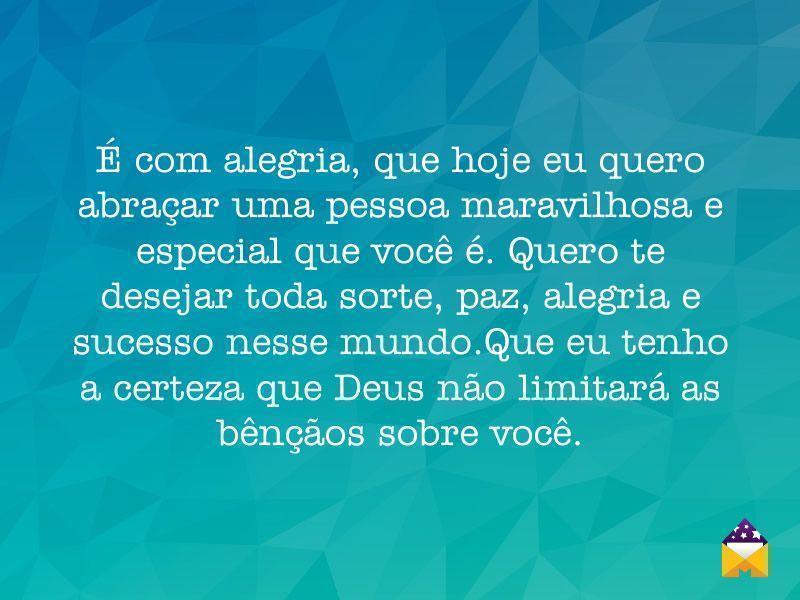 mensagem para alguém especial