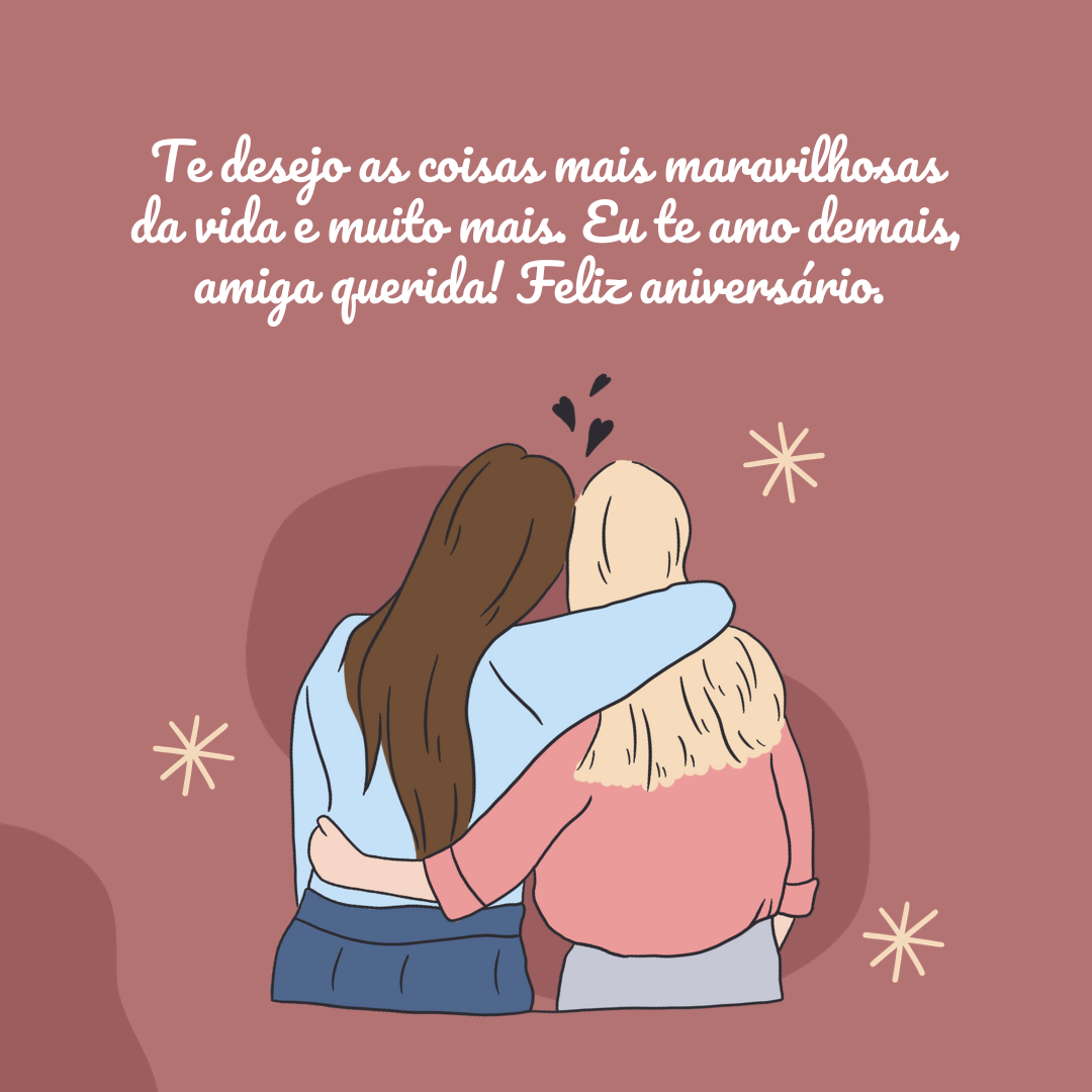 mensagem para amiga especial