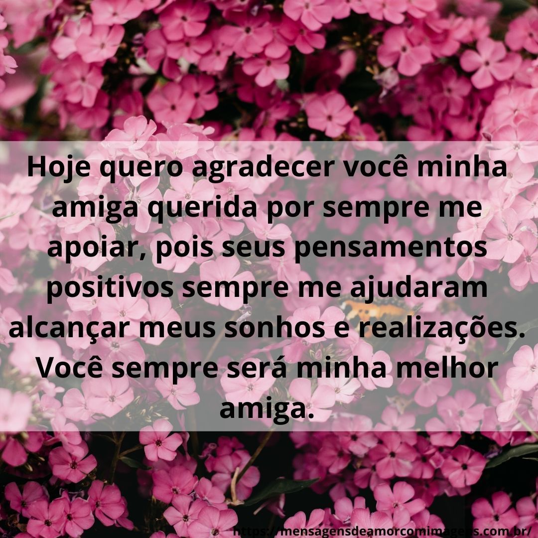 mensagem de aniversário para melhor amiga