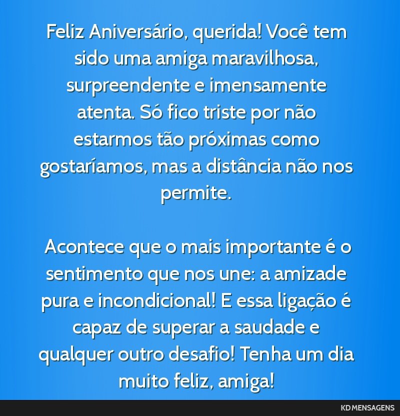feliz aniversário amiga frases