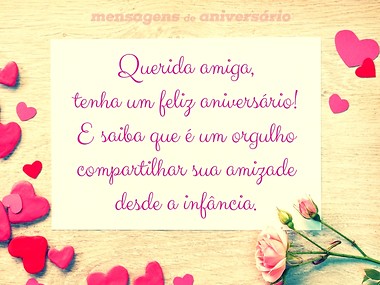 declaração de amizade