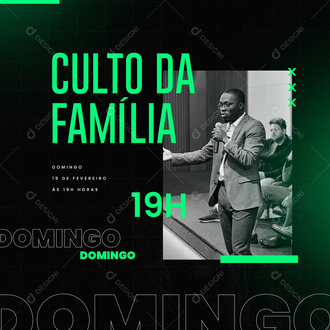 palavra para família domingo