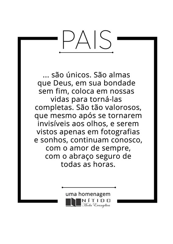 mensagem dia dos pais para filho