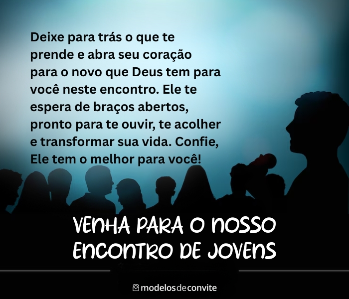 mensagens para encontro de jovens com cristo para imprimir