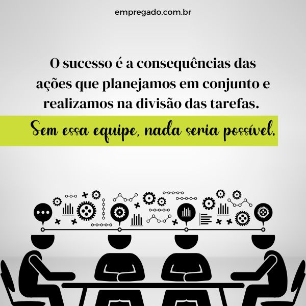 mensagem para equipe remota