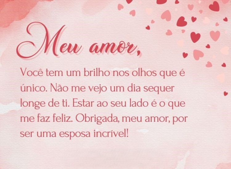 5 ideias de títulos:
1. Expressando Amor: Mensagens Românticas para Sua Esposa
2. Bom Dia