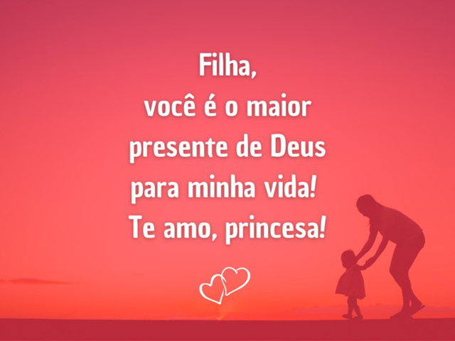 mensagens para minha filha
