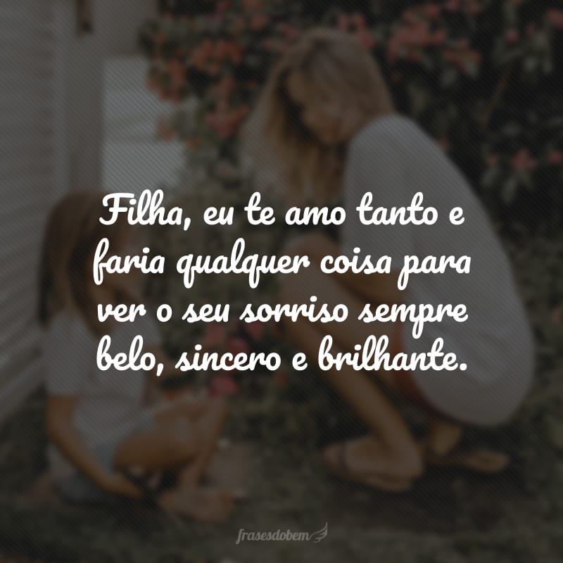mensagens para minha filha