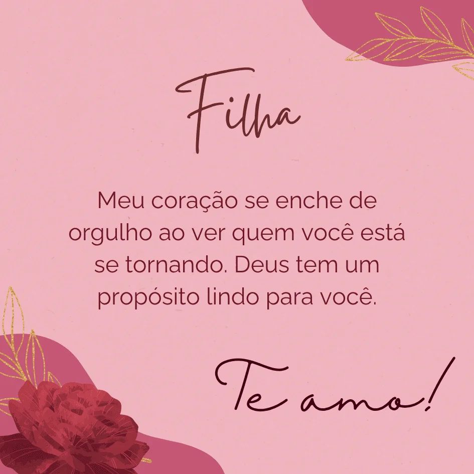 frase para filha