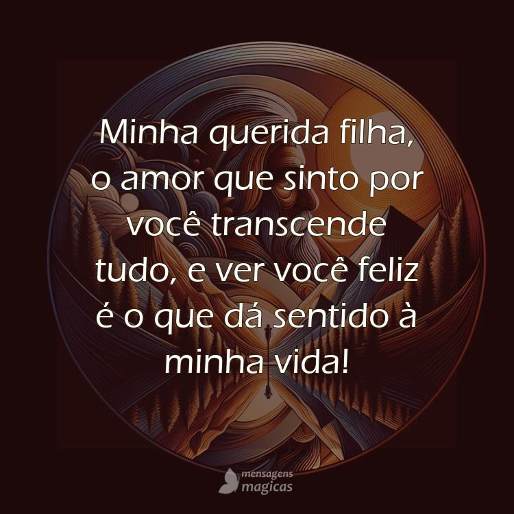 mensagens para filha única
