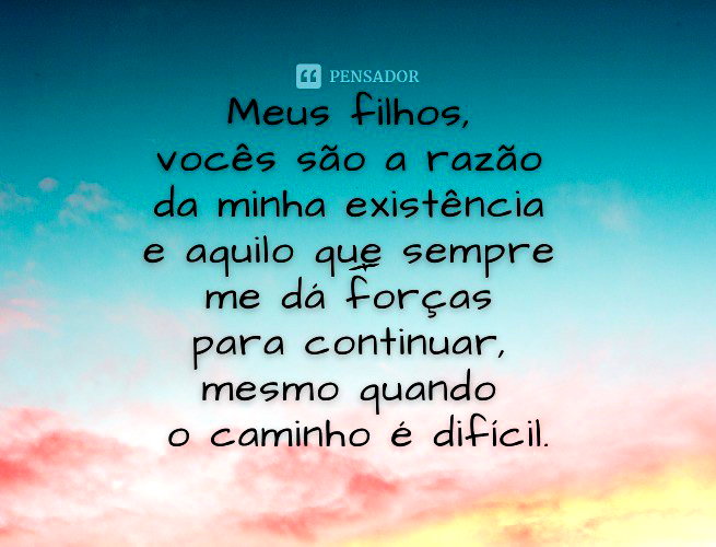 mensagem para filho amado