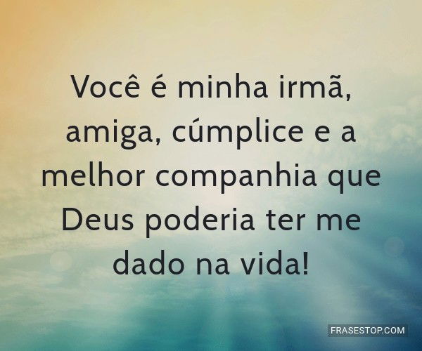 mensagem de reconciliação para irmã