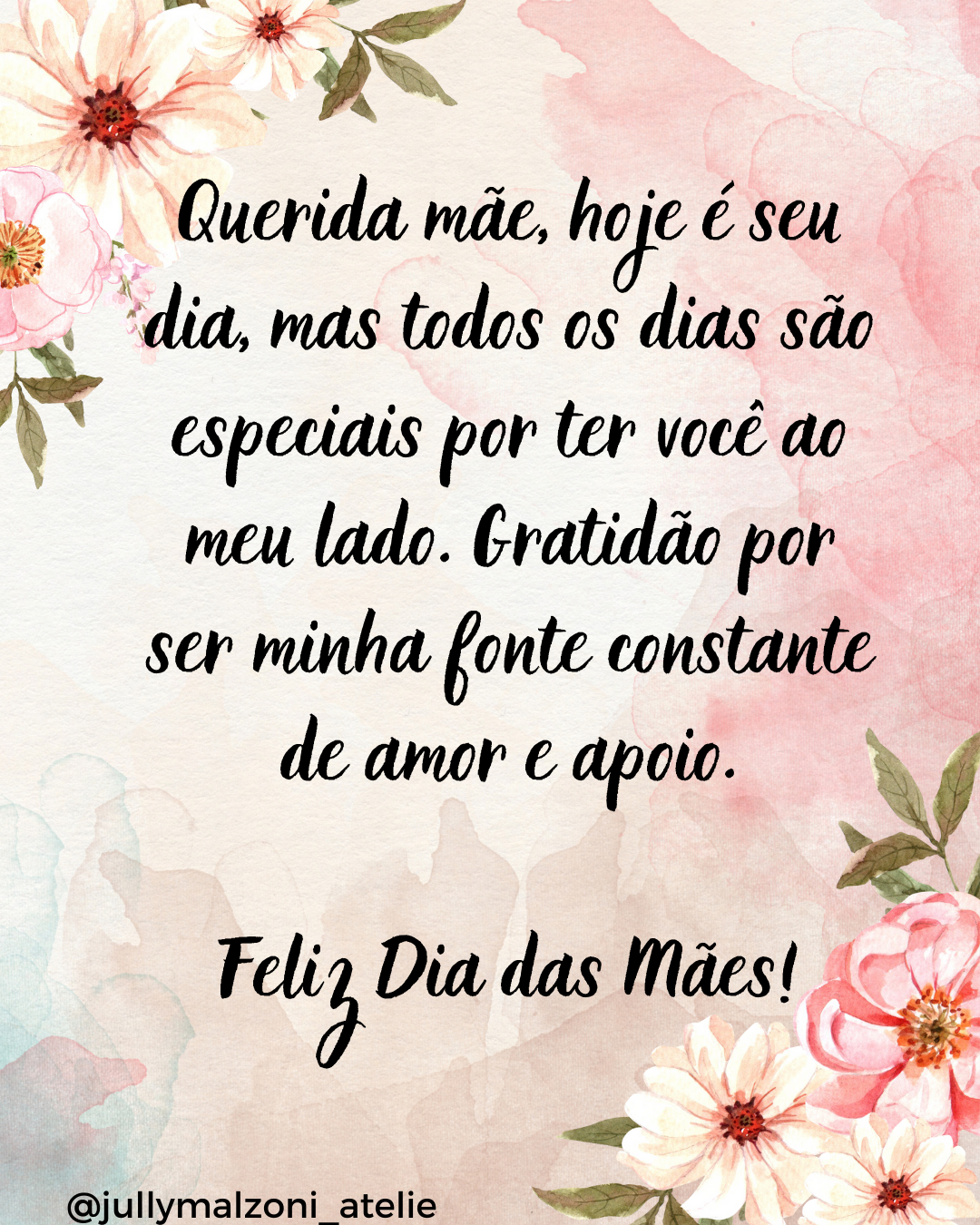 mensagem mae especial