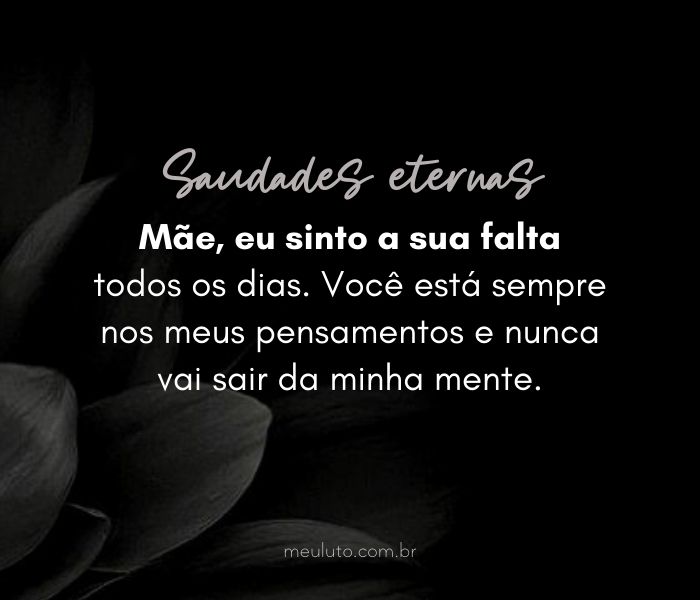 frases para mãe falecida